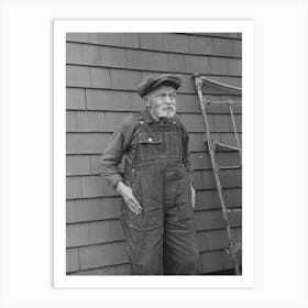 Andrew Ostermeyer, Eighty One Years Old, One Of The Original Homesteaders, He Has Lost His Farm To Loan Company Art Print