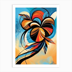 Abstract Flower 39 Art Print