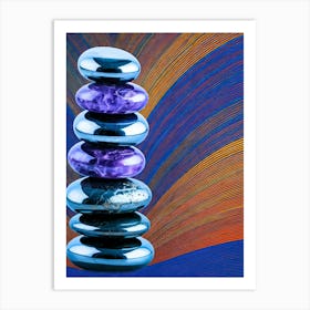 Stacked Stones Art Print