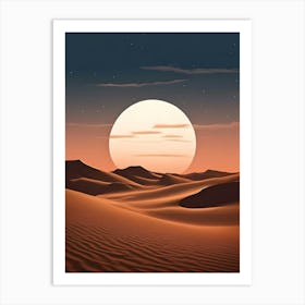 Desert Landscape 11 Art Print