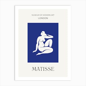 Matisse Blue Woman Art Print