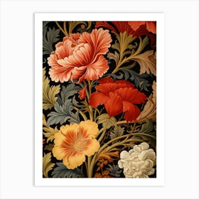 Floral Wallpaper 12 Art Print