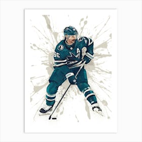 Erik Karlsson 3 Art Print