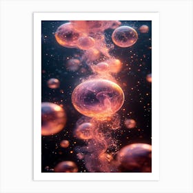 Bubbles In The Water Art Print