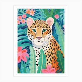 Leopard In The Jungle 22 Art Print