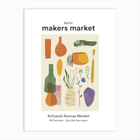 Berlin Artisanal Avenue Market 5 Art Print