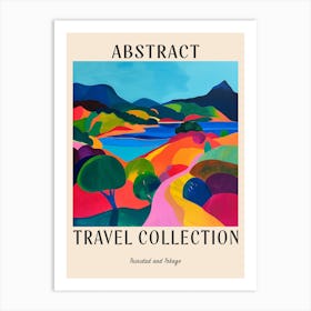 Abstract Travel Collection Poster Trinidad Tobago 2 Art Print