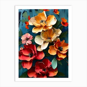 Paper Flowers 20 Art Print