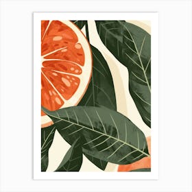 Guava Close Up Illustration 4 Art Print