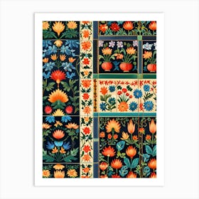 William Morris Russian Tile Art Print