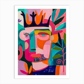 Matisse Inspired,King Of The Jungle, Fauvism Style Art Print