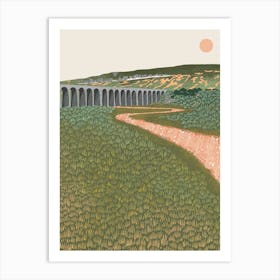 Yorkshire Whernside Mountain Art Print Art Print