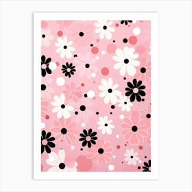 Pink Flowers Art Print