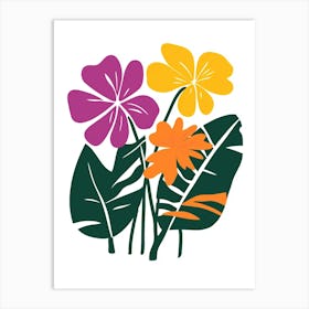 Tropical Flowers 8 Art Print