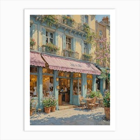 Romantic Cafe no2 Art Print