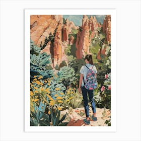 In The Garden Garden Of The Gods Usa 1 Art Print