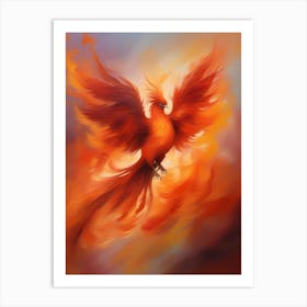 Fiery Phoenix 8 Art Print