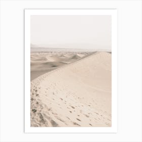 Beige Sand Scenery Art Print