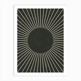 Midcentury Sunburst No 1227 Art Print