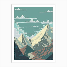 Mountain Landscape 3 Art Print