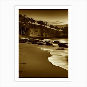 Sunset At The Beach 631 Art Print