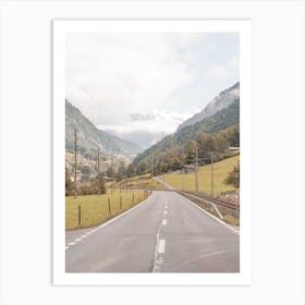 Road To Grindelwald Art Print