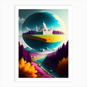 Radiant Aura Art Print