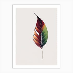 Ash Leaf Abstract Art Print