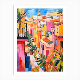 Valencia Spain 2 Fauvist Painting Art Print