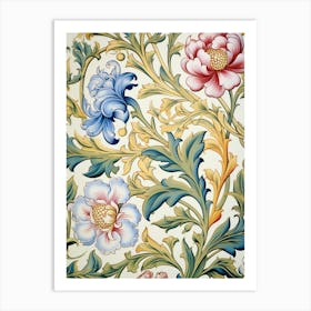 Floral Wallpaper 234 Art Print