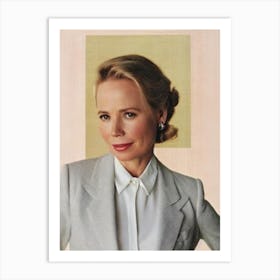 Amy Ryan Retro Collage Movies Art Print