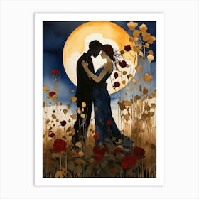 Moonlight Kiss Art Print