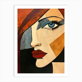 Face Of A Woman 109 Art Print