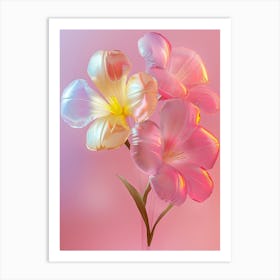 Dreamy Inflatable Flowers Evening Primrose 2 Art Print