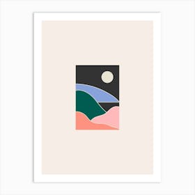 Mini Landscape Night Art Print