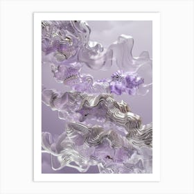 Silver Clouds Art Print