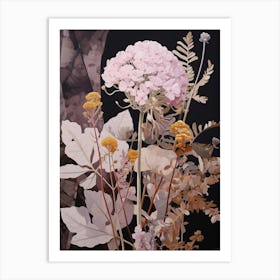 Flower Illustration Statice 2 Art Print