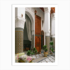 Moroccan Riad  Art Print