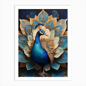 Peacock Art Print