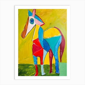 Abstract Horse Art Print