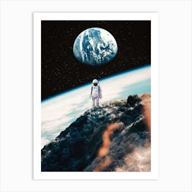 Lonely Astronaut Art Print
