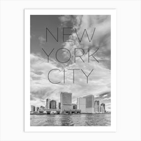 Lower Manhattan And Whitehall Terminal Art Print