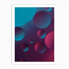 Abstract Circles Art Print