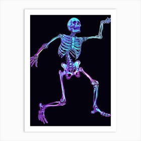 Skeleton Dance 3 Art Print