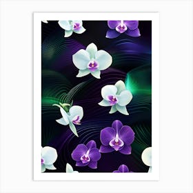 Orchids Wallpaper 2 Art Print