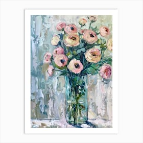 A World Of Flowers Ranunculus 2 Painting Art Print