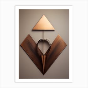 Minimalist Geometry Abstract Illustration 10 Art Print