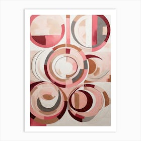 Abstract Circles 4 Art Print