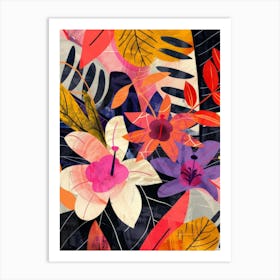 Tropical Flowers 7 Art Print