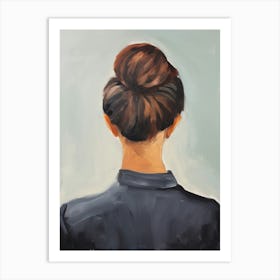 Back View Of A Woman Art Print